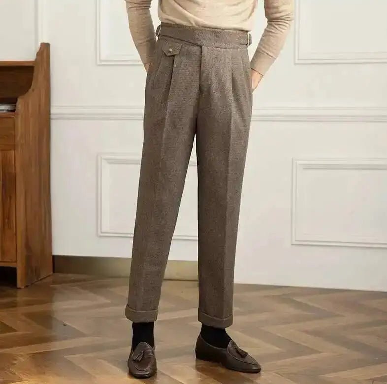 Pantalón Old money autumn straight