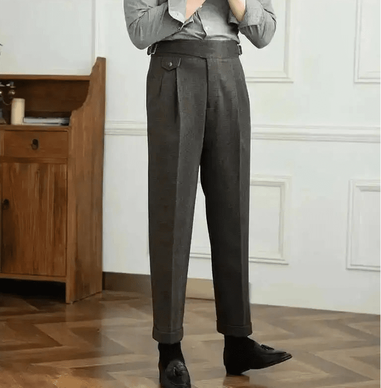 Pantalón Old money autumn straight