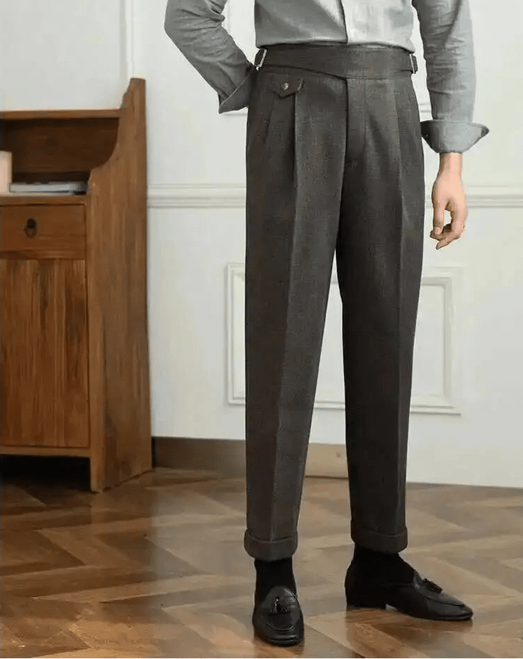 Pantalón Old money autumn straight