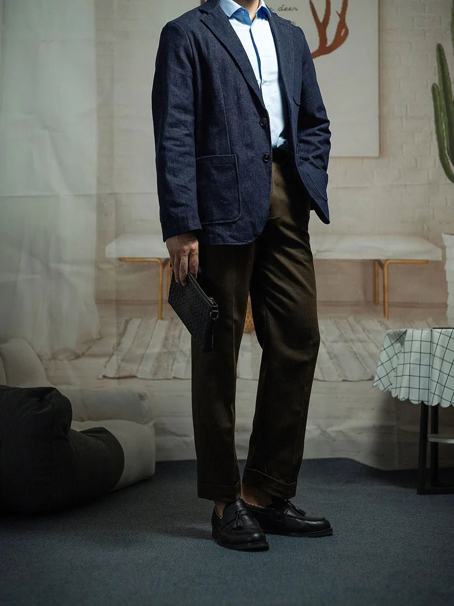 Pantalón Paris button wool versatile