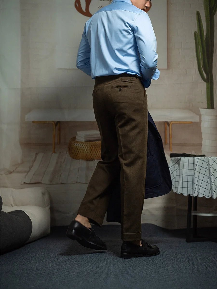 Pantalón Paris button wool versatile