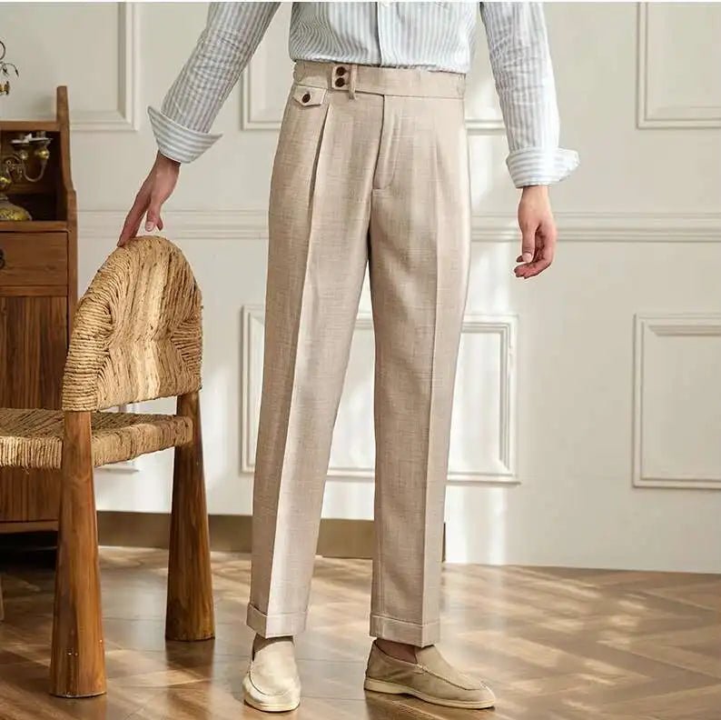 Paris formal high-waist trousers