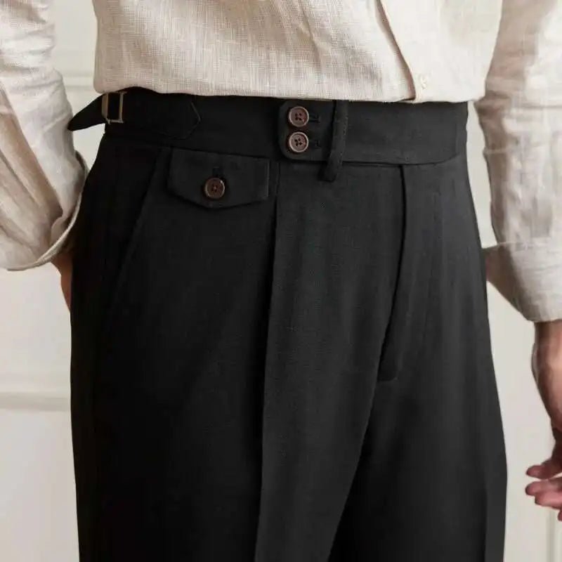 Paris formal high-waist trousers