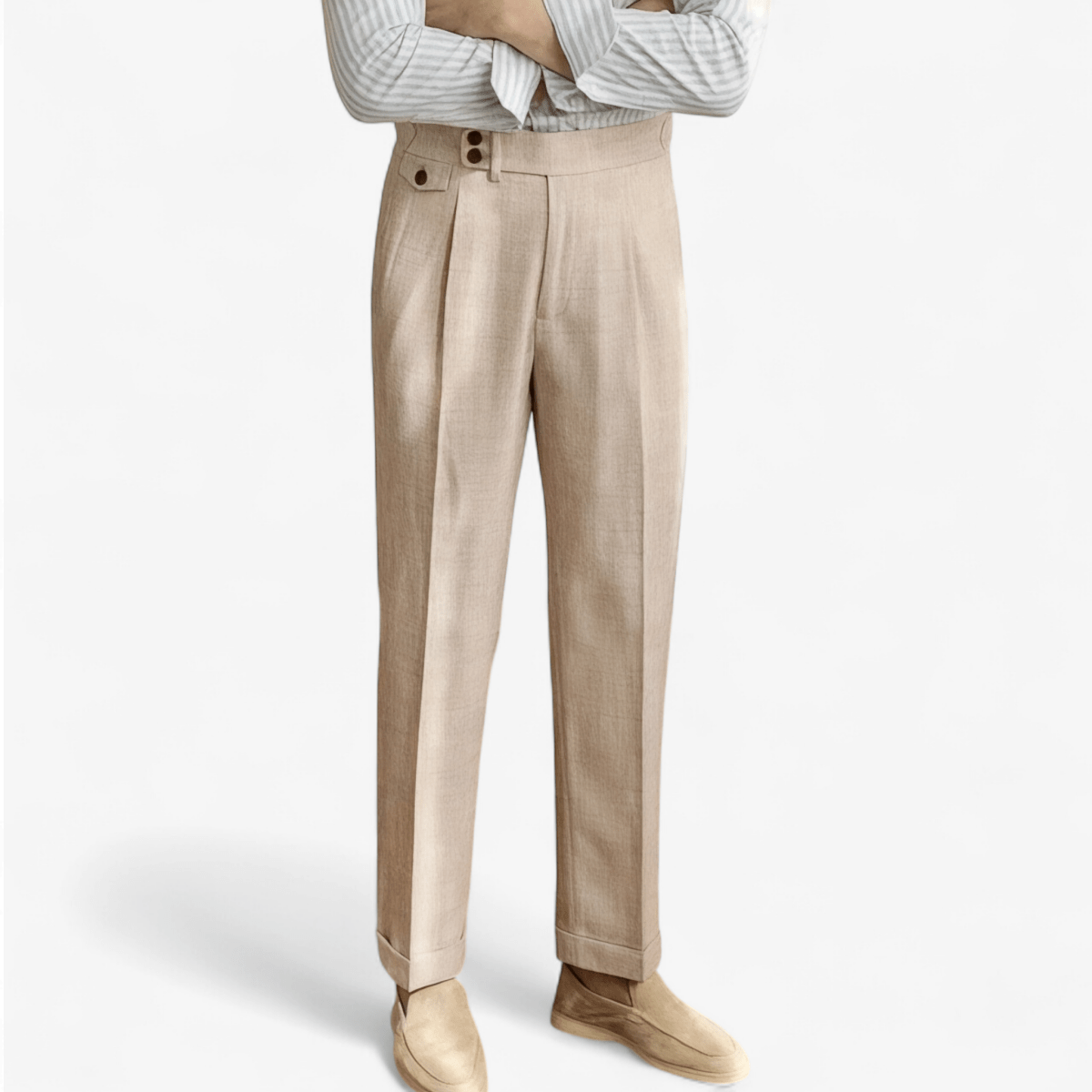 Paris formal high-waist trousers