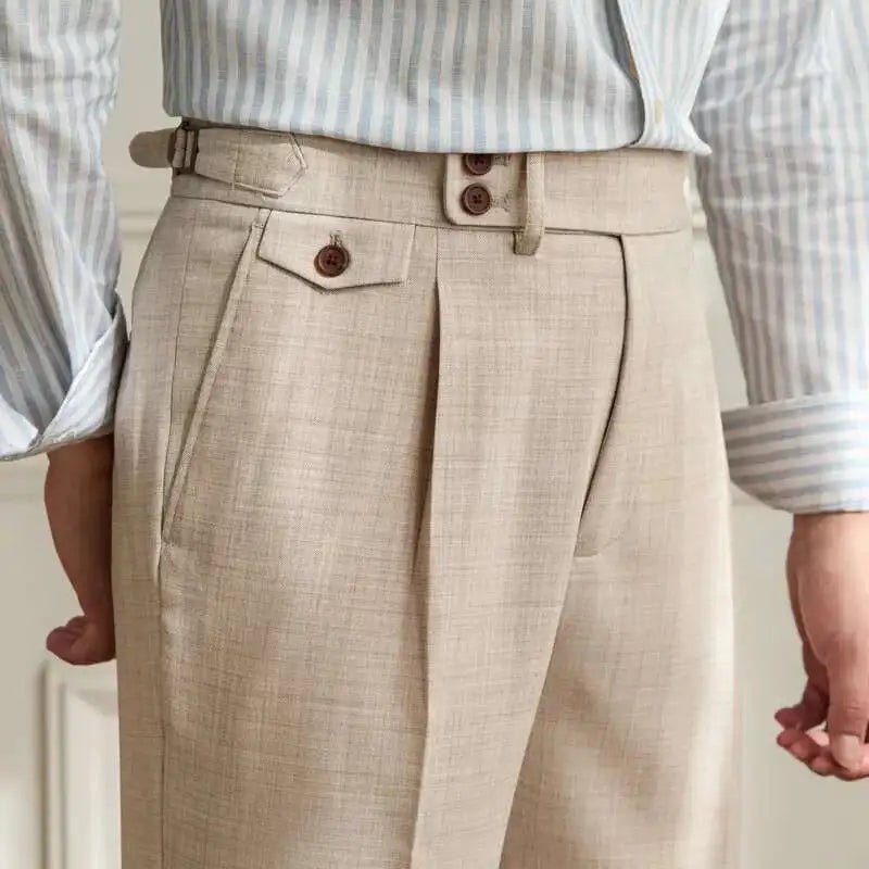Paris formal high-waist trousers