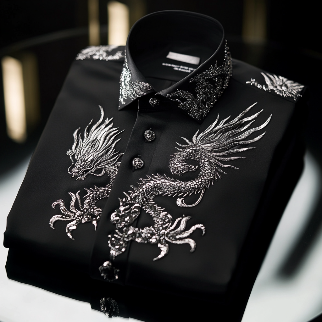 Camisa clásico Style wrinkle-resistant formal casual de manga larga
