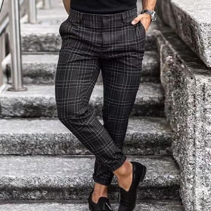 Pantalón Unique de moda casual Suit High Elasticity para hombre