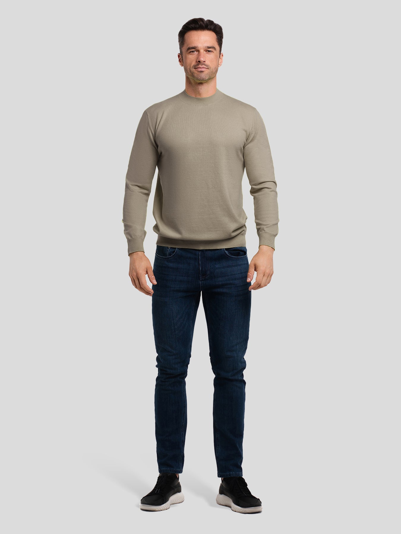 Gentletejido cuello redondo Sweater