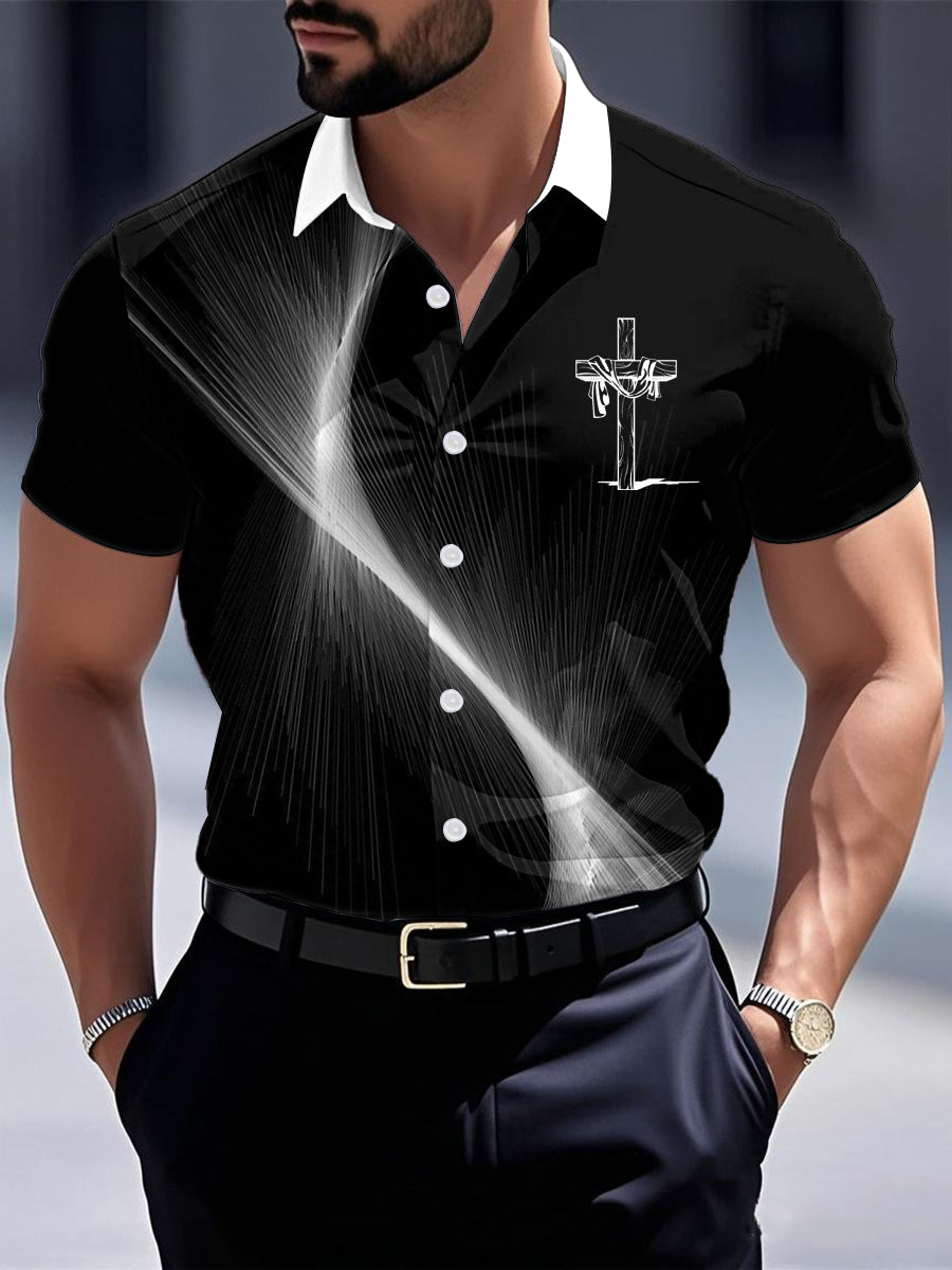 Camisa Faith estampado para hombre