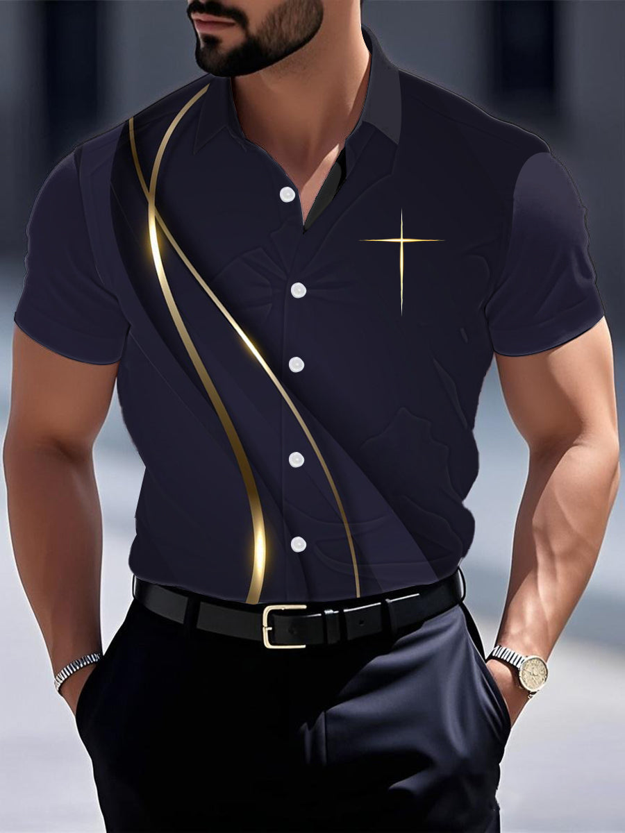 Camisa Faith estampado para hombre