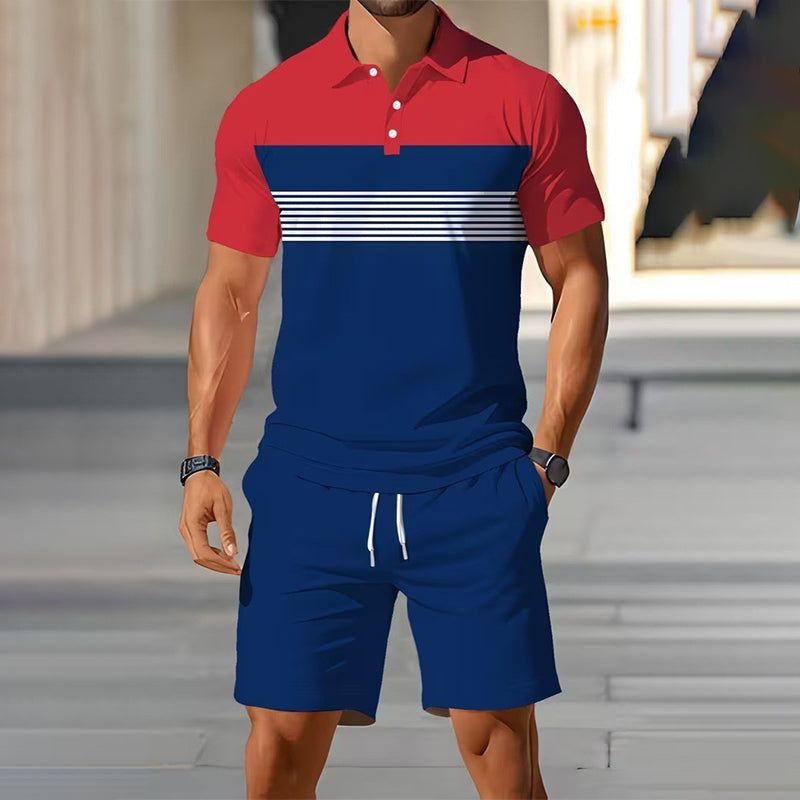👕 LIMITED-TIME 50% OFF! ✨ para hombre Summer Breathable camisa & shorts Set