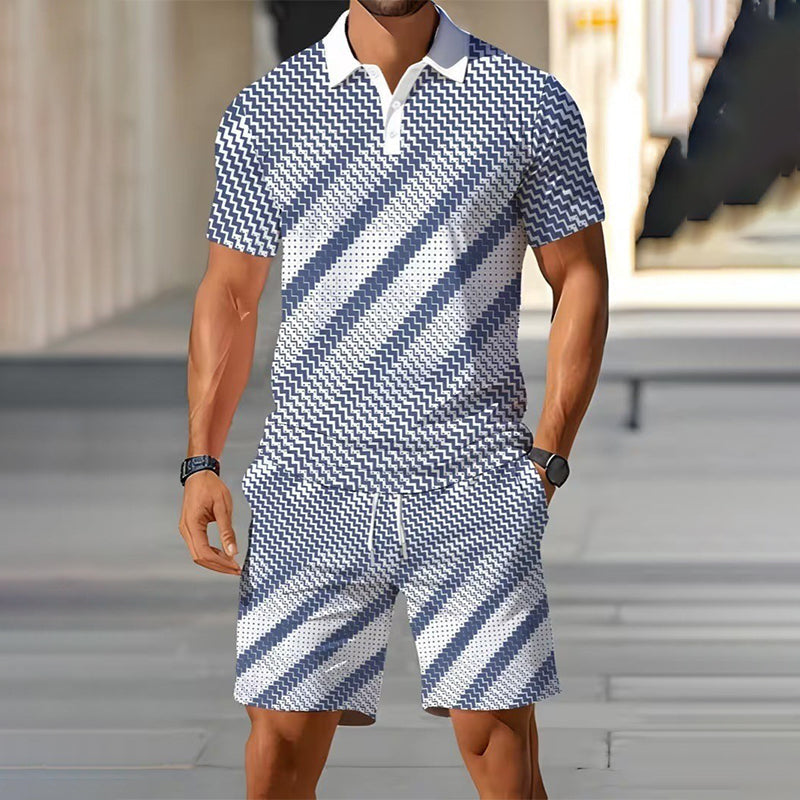 👕 LIMITED-TIME 50% OFF! ✨ para hombre Summer Breathable camisa & shorts Set