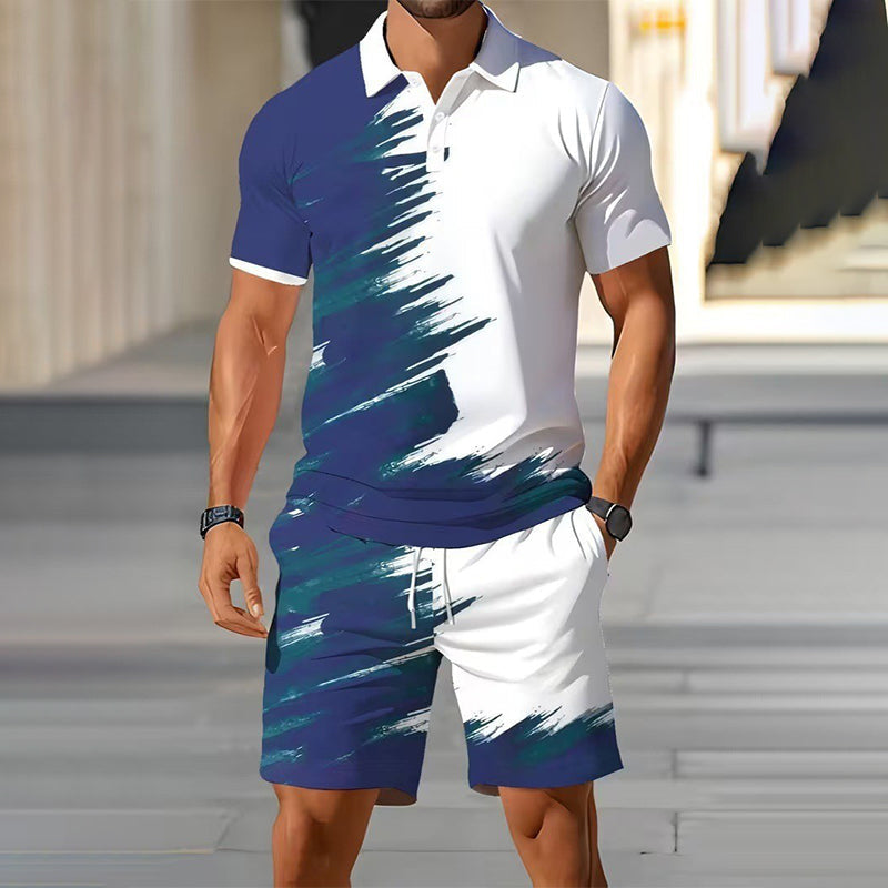 👕 LIMITED-TIME 50% OFF! ✨ para hombre Summer Breathable camisa & shorts Set
