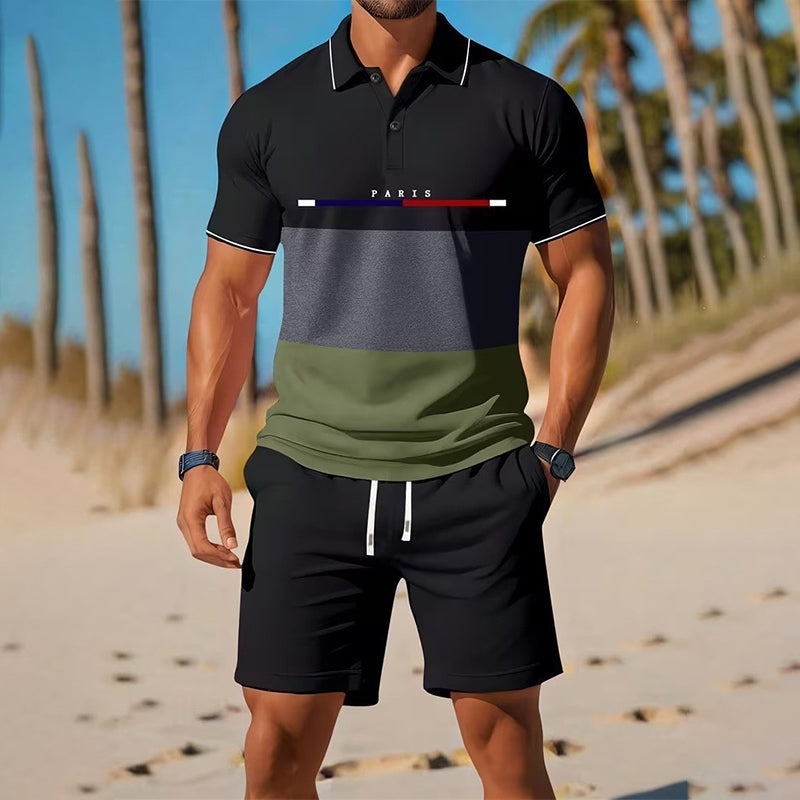 👕 LIMITED-TIME 50% OFF! ✨ para hombre Summer Breathable camisa & shorts Set