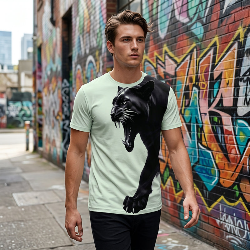 para hombre Breathable Graphic estampado camiseta