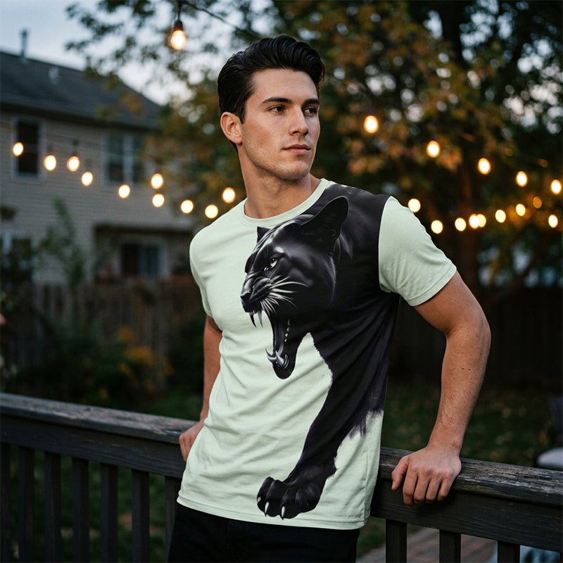 para hombre Breathable Graphic estampado camiseta