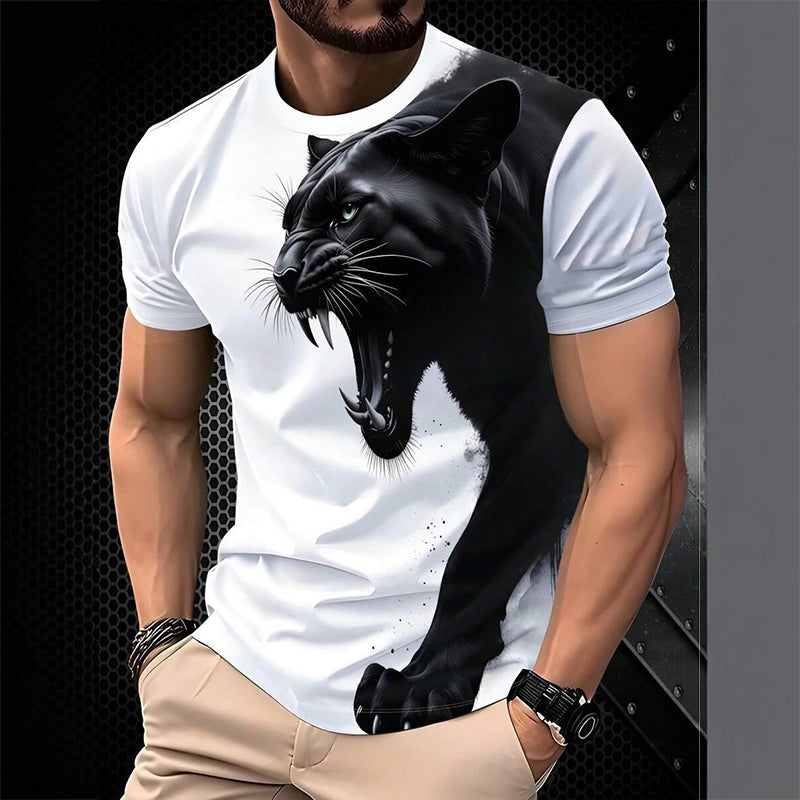para hombre Breathable Graphic estampado camiseta