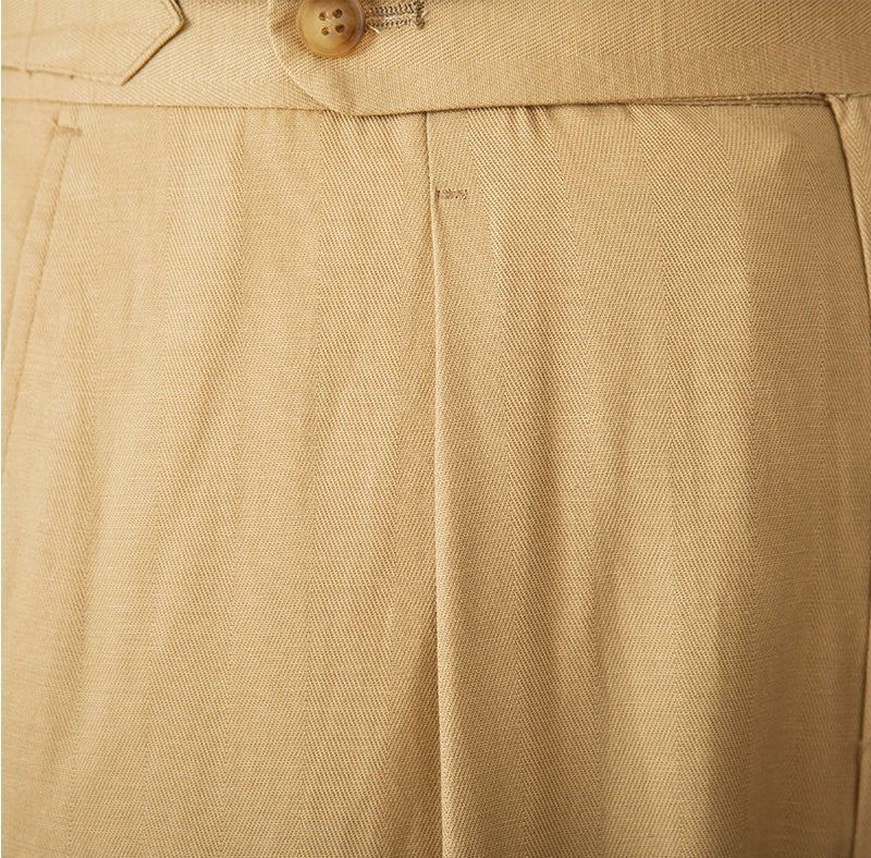 Summer straight fit elegant trousers