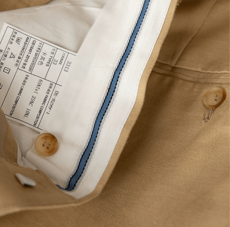Summer straight fit elegant trousers