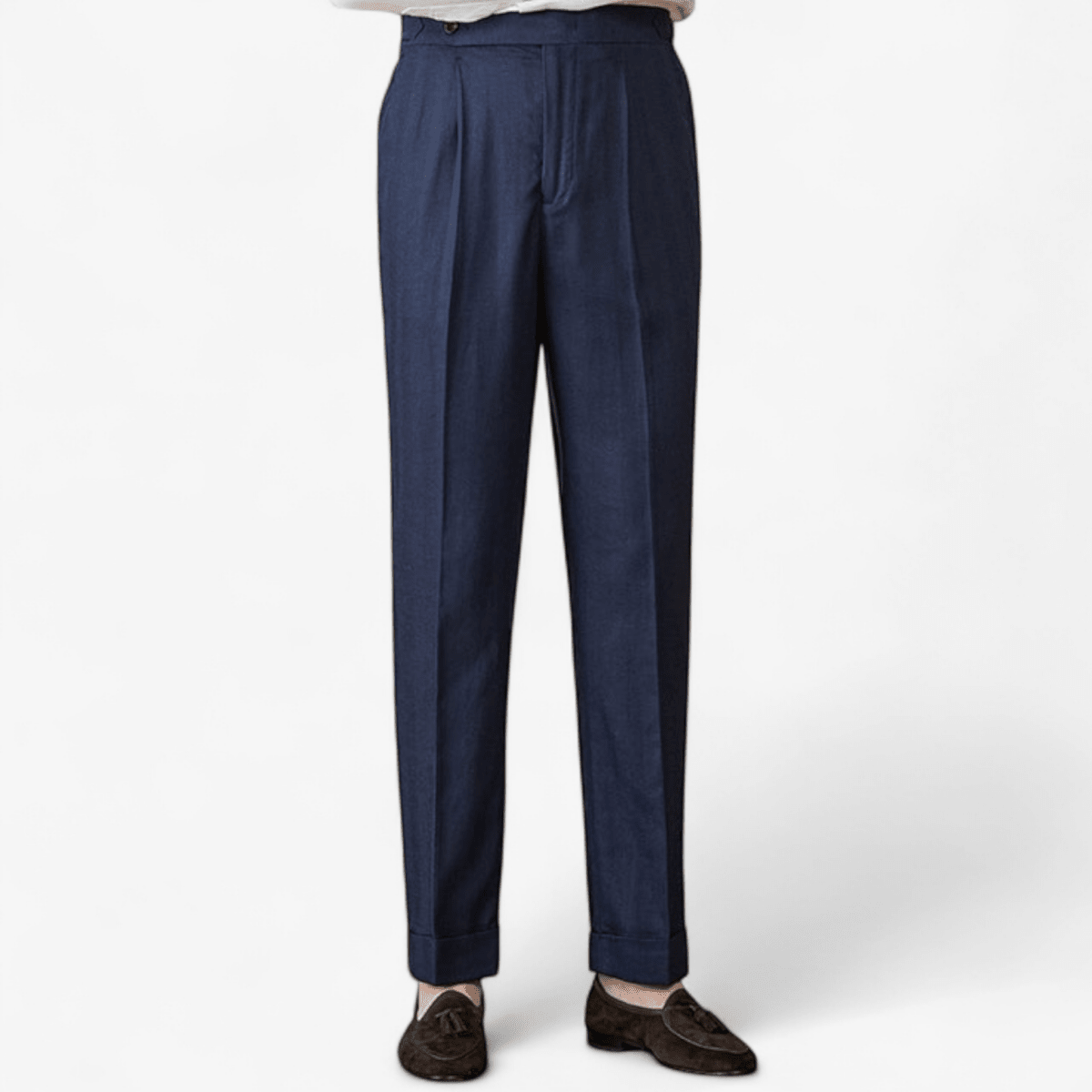 Summer straight fit elegant trousers