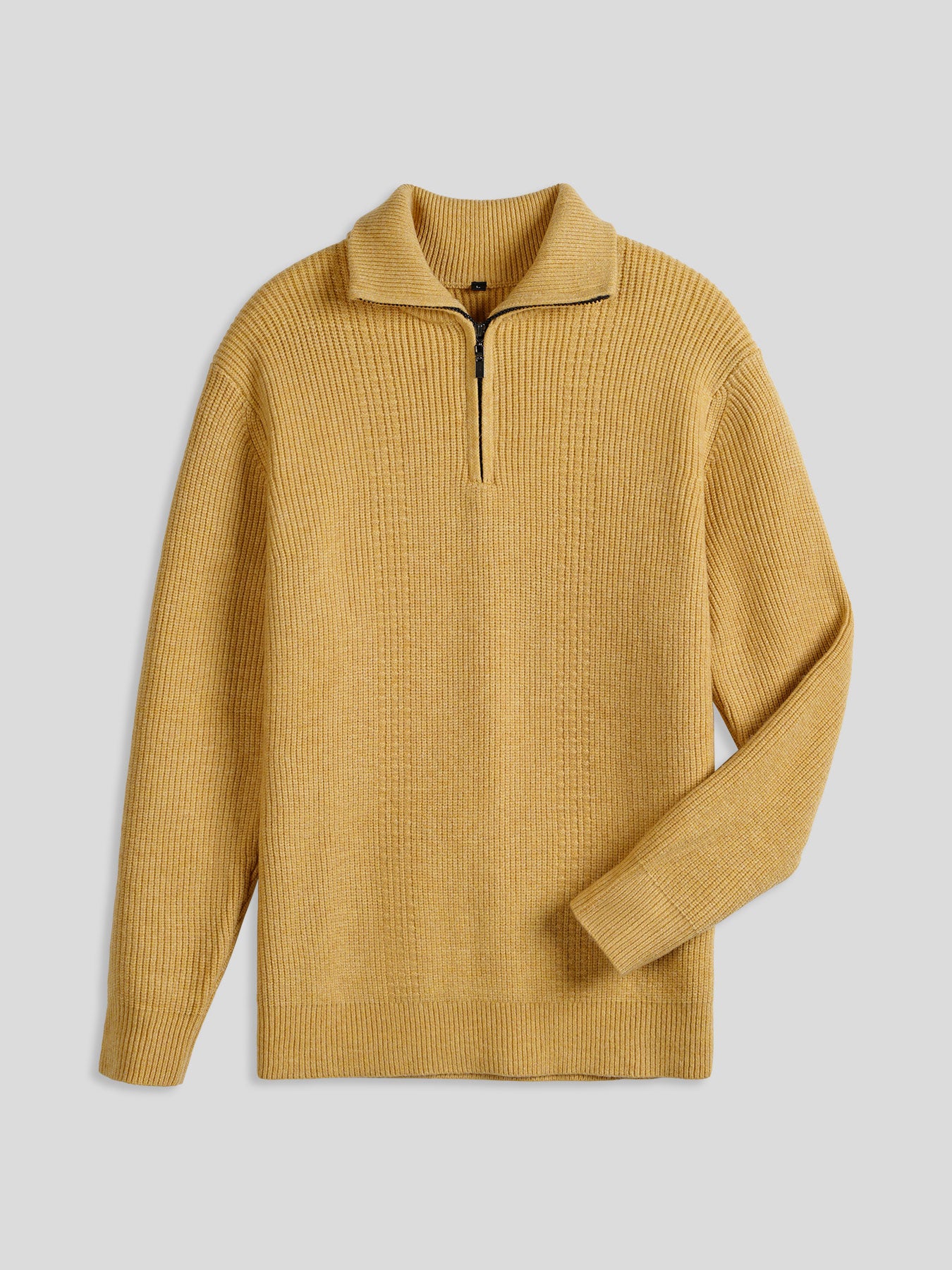 Gentletejido Half-Zip High cuello Sweater