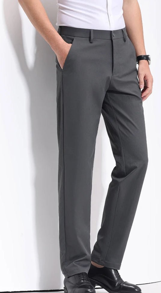 Trousers smart-casual carrot fit