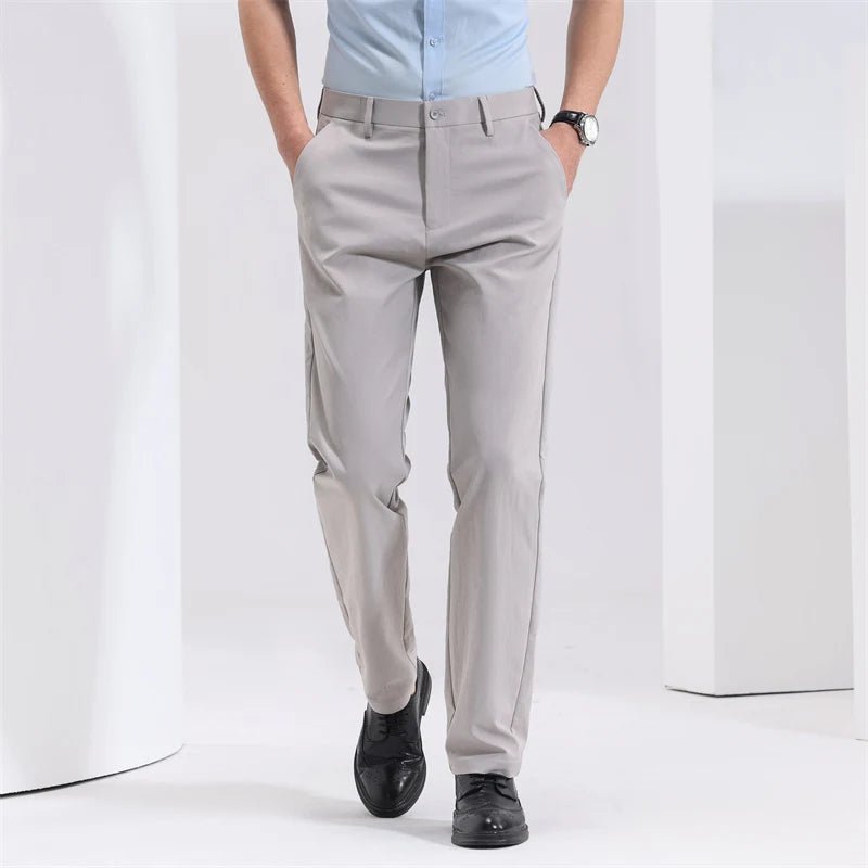 Trousers smart-casual carrot fit