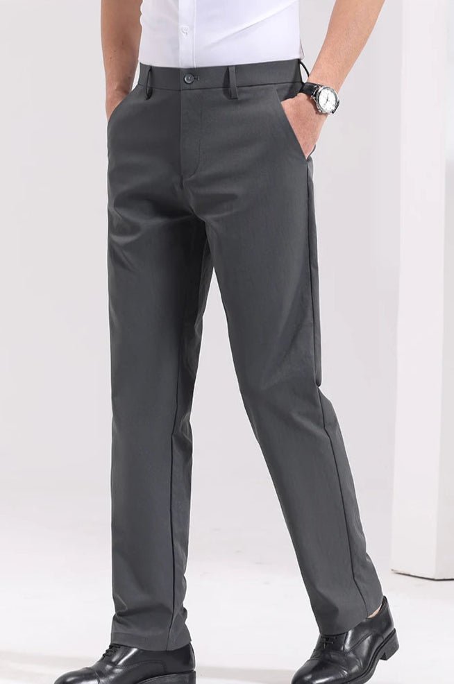 Trousers smart-casual carrot fit