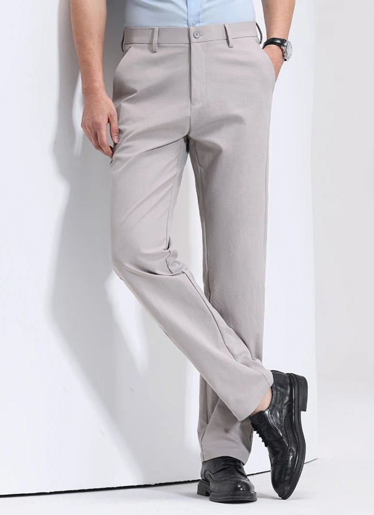 Trousers smart-casual carrot fit