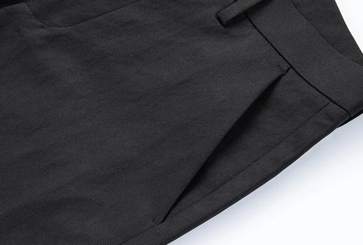 Trousers smart-casual carrot fit