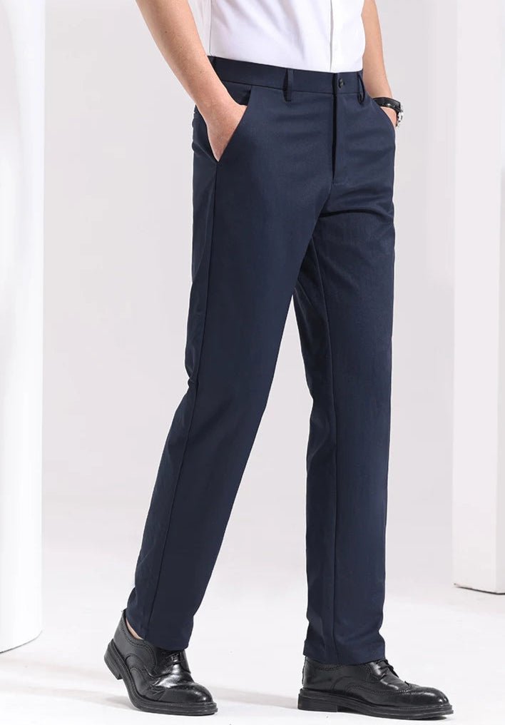 Trousers smart-casual carrot fit