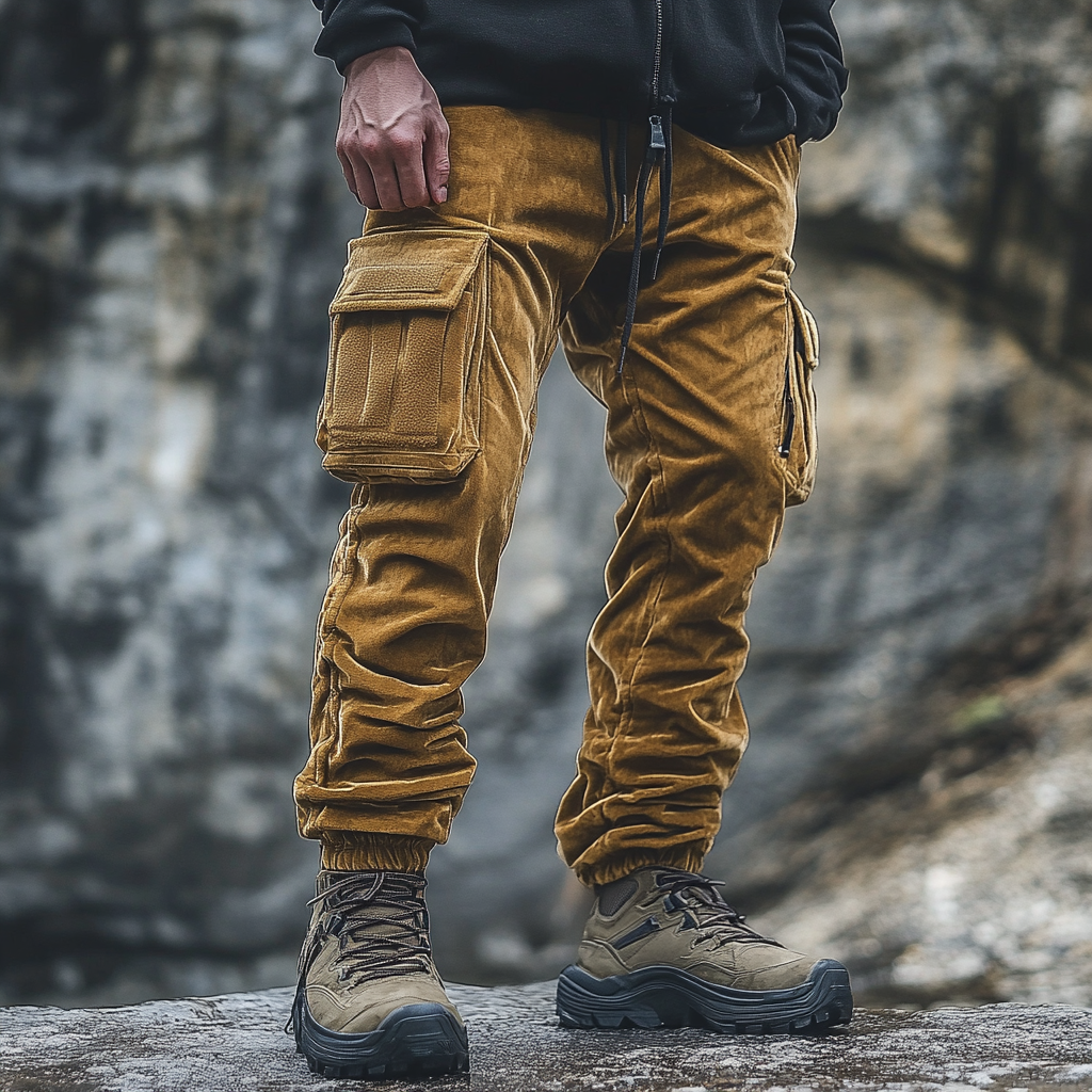 Pantalón terciopelo Tactical Style para exterior para hombre