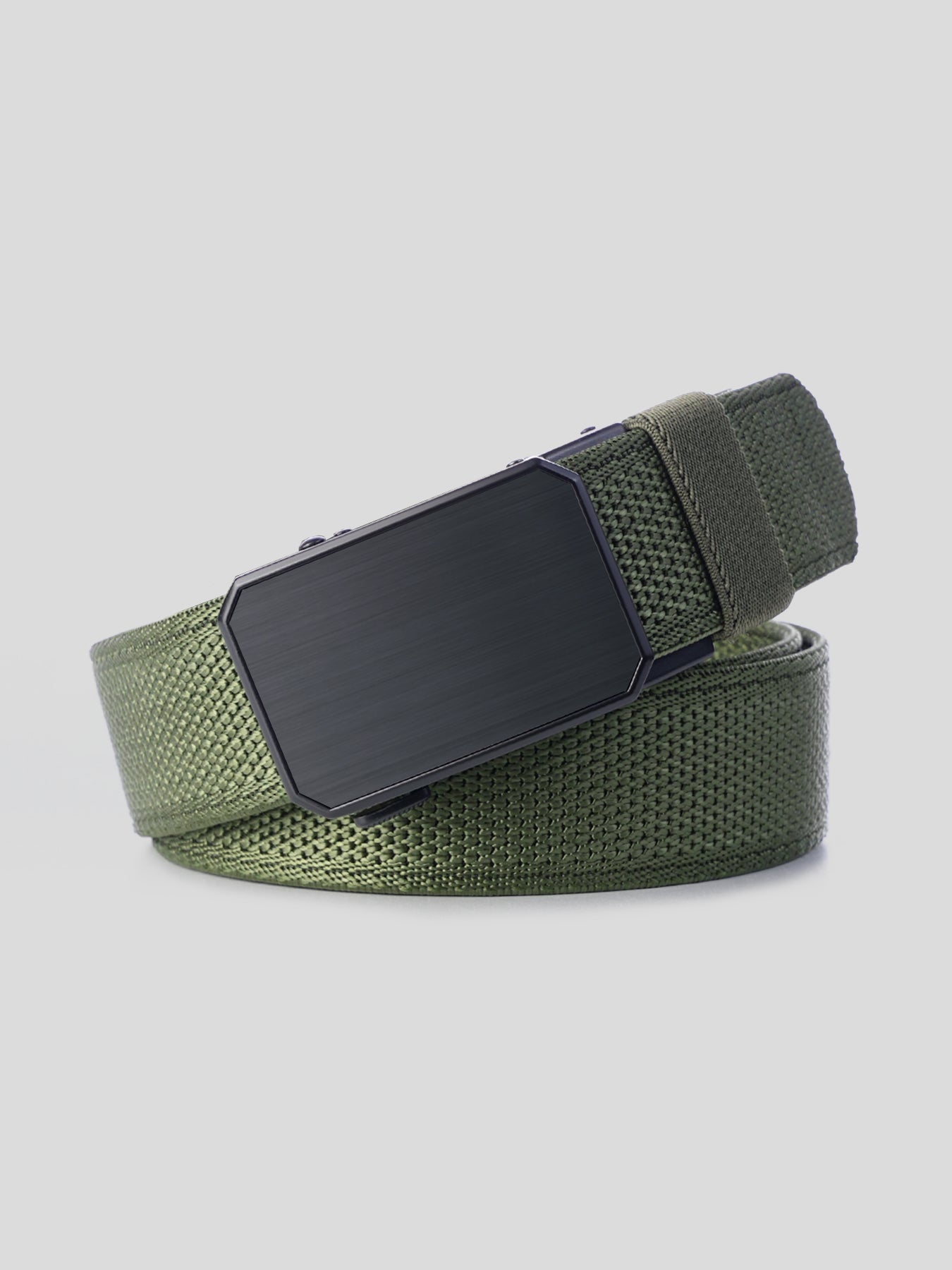 Cinturón Automatic Buckle Woven casual