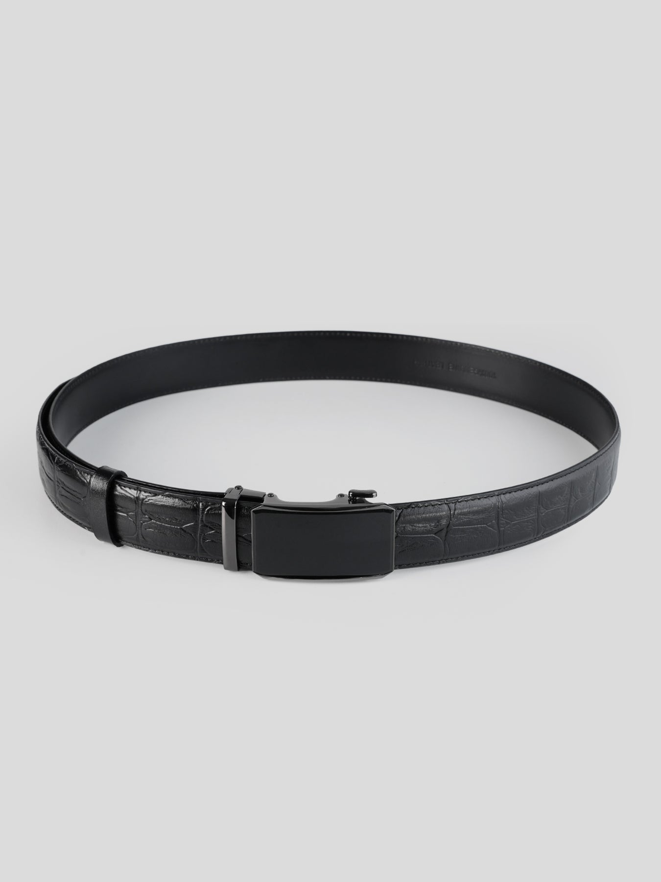 Cinturón Automatic Buckle cuero Dress