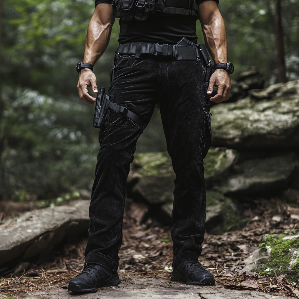Pantalón terciopelo Tactical Style para exterior para hombre