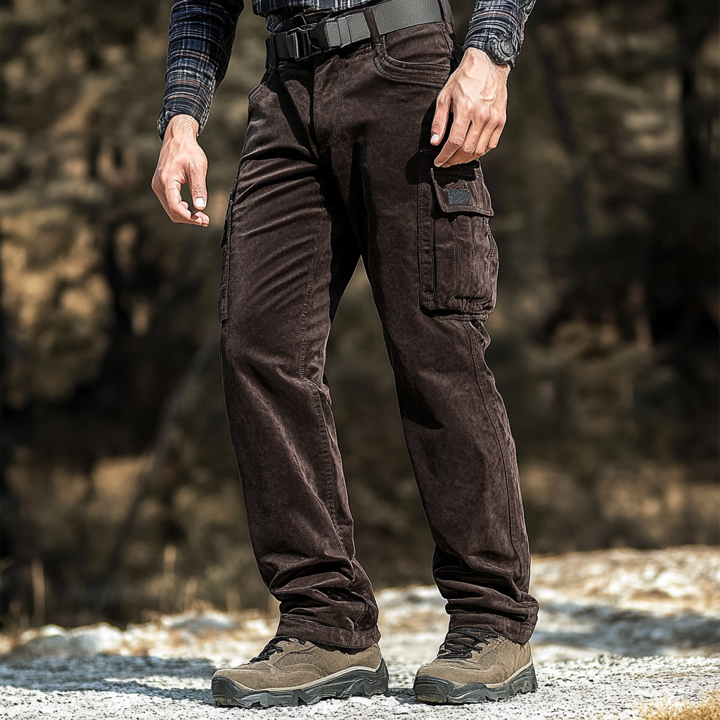 Pantalón terciopelo Tactical Style para exterior para hombre