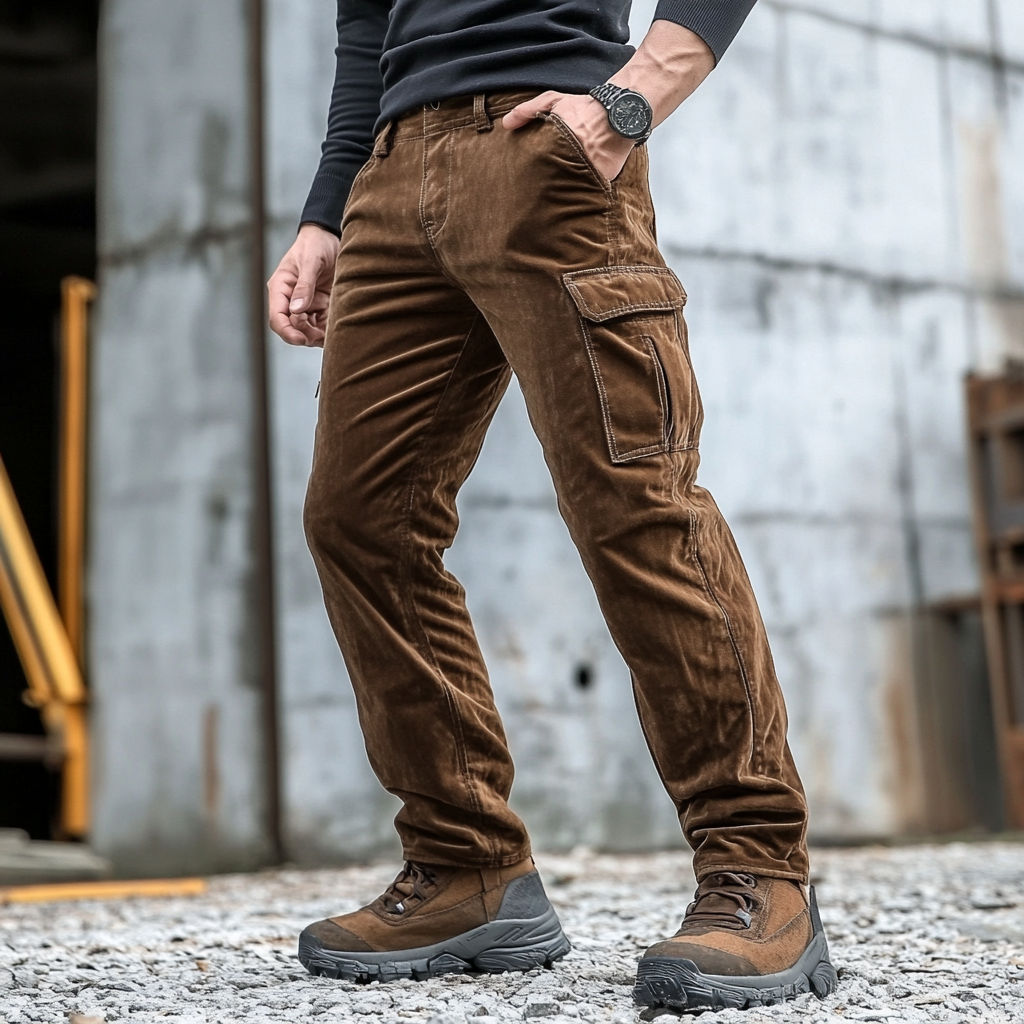 Pantalón terciopelo Tactical Style para exterior para hombre