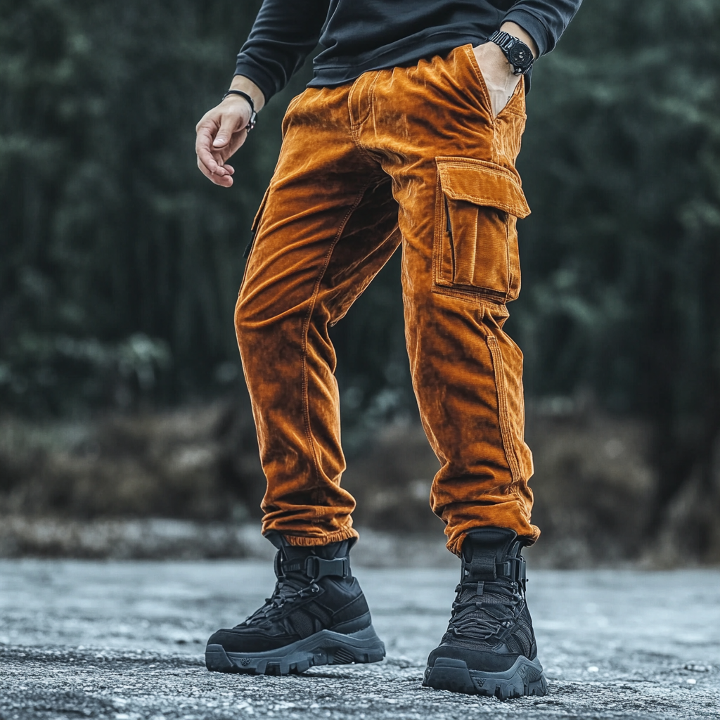 Pantalón terciopelo Tactical Style para exterior para hombre