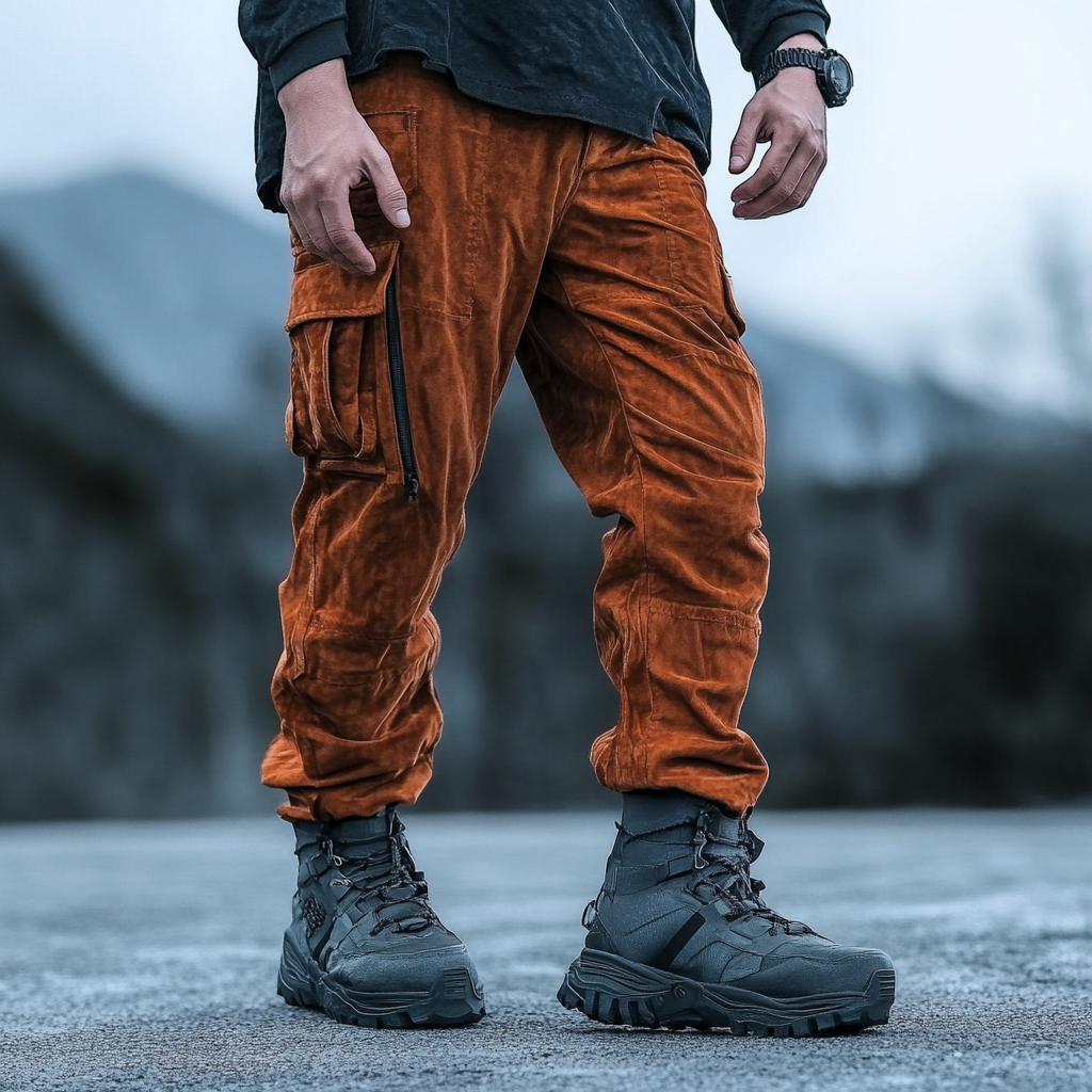 Pantalón terciopelo Tactical Style para exterior para hombre