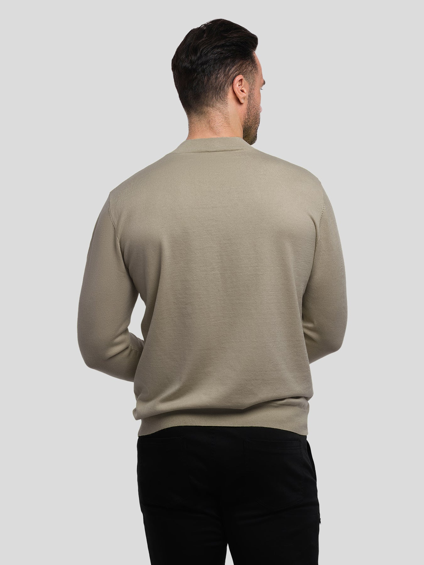 Gentletejido cuello redondo Sweater
