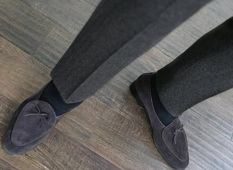 Winter tweed suit trousers