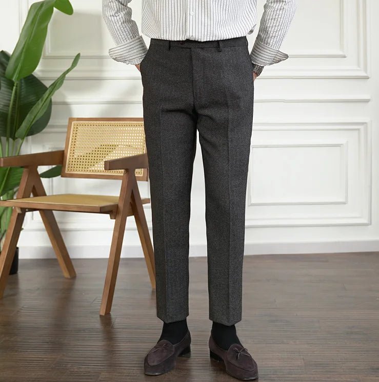 Winter tweed suit trousers