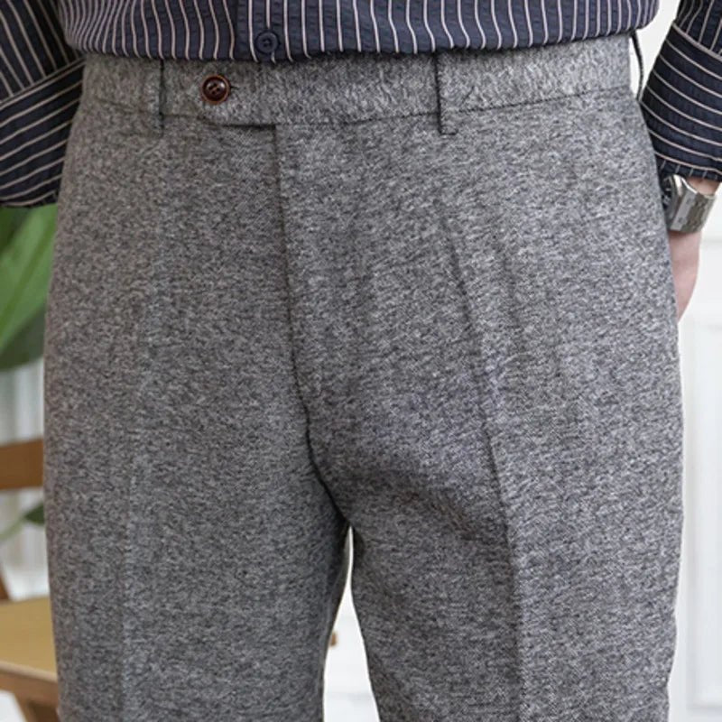 Winter tweed suit trousers