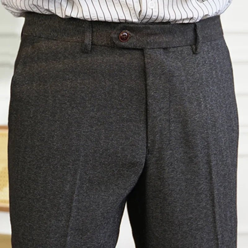 Winter tweed suit trousers