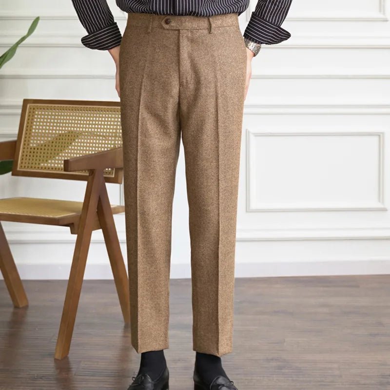 Winter tweed suit trousers