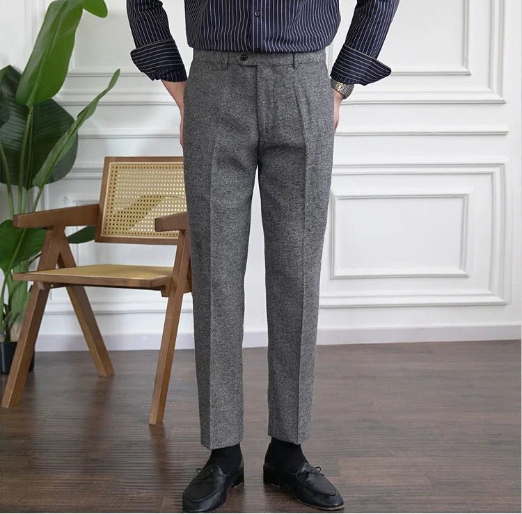 Winter tweed suit trousers