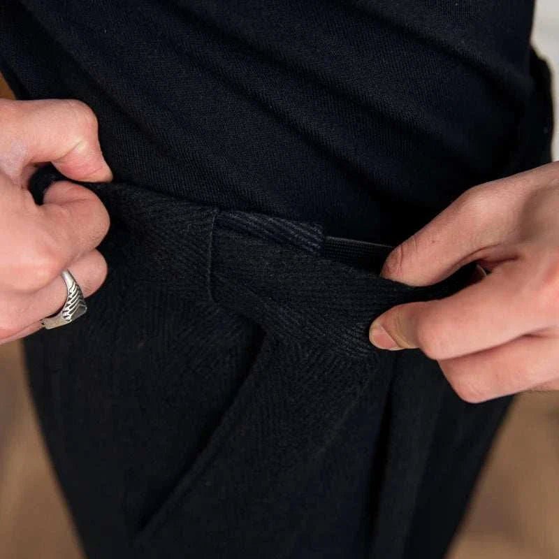 Winter wool italian trousers