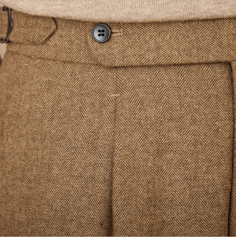 Wool winter italian trousers
