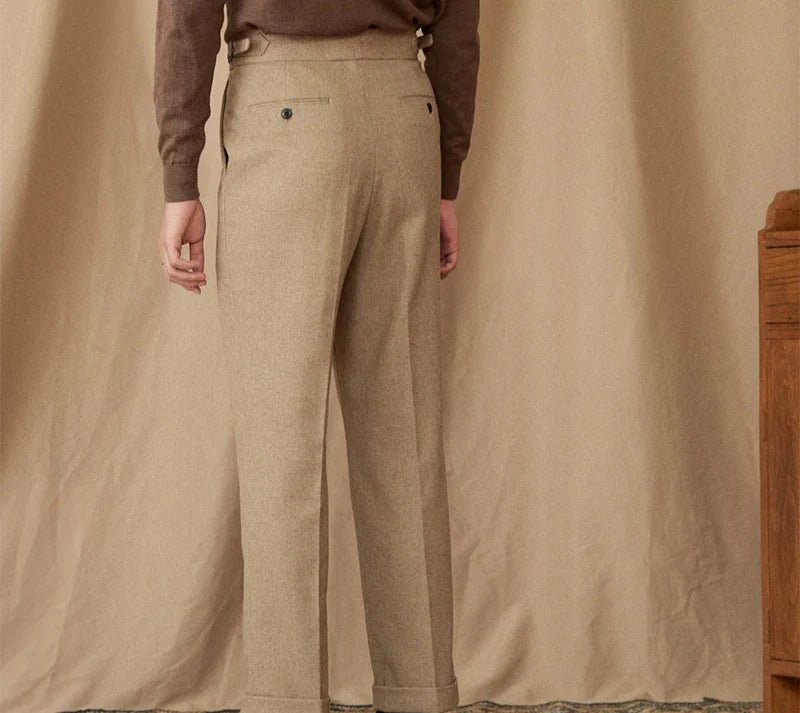 Wool winter italian trousers