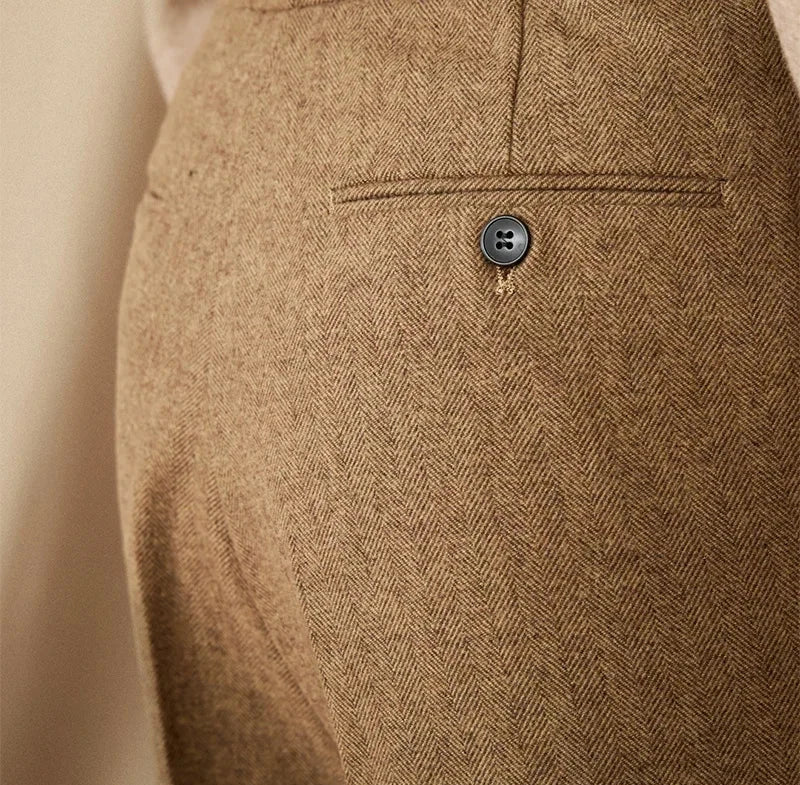Wool winter italian trousers